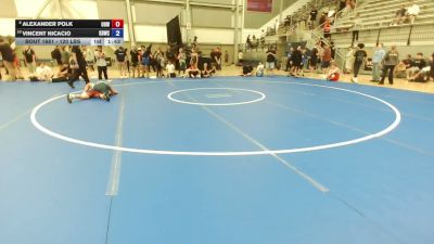 120 lbs 5th Place Match - Alexander Polk, UP Outlaw WC vs Vincent Nicacio, Kennewick - Braves Wrestling Club
