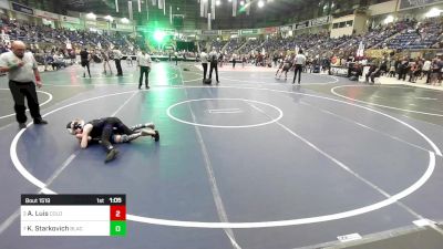 73 lbs Quarterfinal - Alden Luis, Colorado Top Team vs Kaiden Starkovich, Black Fox Academy