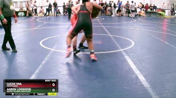 185 lbs Cons. Round 3 - Lucas Vail, Unattached vs Aaron Logwood, Ruffin Trained Wrestling