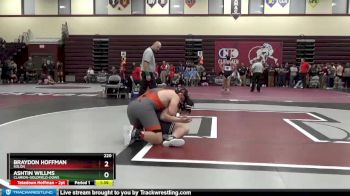 220 lbs Round 3 - Braydon Hoffman, Solon vs Ashtin Willms, Clarion-Goldfield-Dows