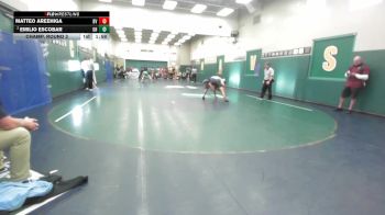 120 lbs Champ. Round 3 - Matteo Areehiga, Bonita Vista vs Emilio Escobar, Granite Hills