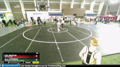 155 lbs Quarterfinal - Blu Stephens, Sanderson Wrestling Academy vs Leo Weston, Mile High WC