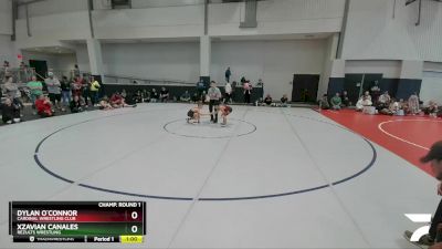 72 lbs Champ. Round 1 - Dylan O`Connor, Cardinal Wrestling Club vs Xzavian Canales, ReZults Wrestling