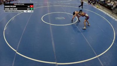 113 lbs Semis & 1st Wrestleback (8 Team) - Angel Ren Jose, Grand Island vs Kasen Pelzer, Papillion-La Vista