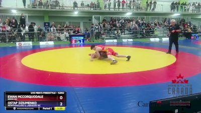 52kg Cons. Round 2 - Ewan McCorquodale, Dinos WC vs Ostap Dziumenko, Newfoundland & Labrador WC