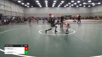 85 lbs Semifinal - Whitley Wilscam, South Central Punishers vs Jarius Johnson, Okwa