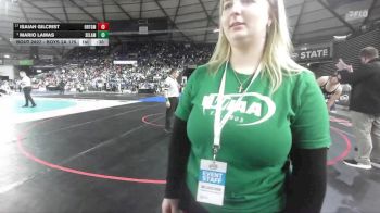 Boys 2A 175 lbs 5th Place Match - Mario Lamas, Selah vs Isaiah Gilcrist, Orting