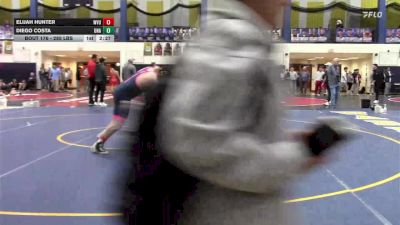 285 lbs Quarterfinal - Elijah Hunter, West Virginia vs Diego Costa, Unattached