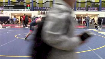 285 lbs Quarterfinal - Elijah Hunter, West Virginia vs Diego Costa, Unattached