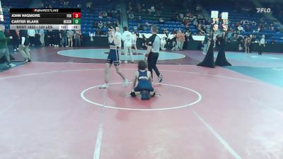 120 lbs Consi Of 32 #2 - John Wigmore, Foxborough vs Carter Blake, Hampden Charter High