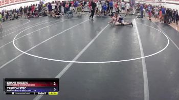 126 lbs 5th Place Match - Tripton Stec, Nebraska Elite Wrestling Club vs Grant Rogers, Cornerstone Wrestling Club