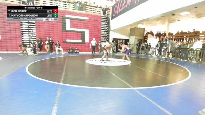 165 lbs Round Of 16 - Jack Perez, Holyoke vs Jhayvon Napoleon, Quincy Upper