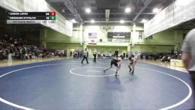 106 lbs 1st Place Match - Deshawn Hypolite, BIRMINGHAM vs Junior Lopez, BANNING