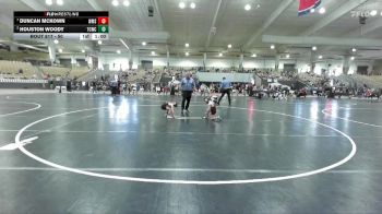 50 lbs Quarterfinal - Duncan McKown, Webb Middle School vs Houston Woody, Rabbit Wrestling Club