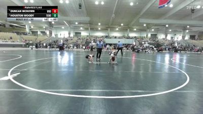 50 lbs Quarterfinal - Duncan McKown, Webb Middle School vs Houston Woody, Rabbit Wrestling Club