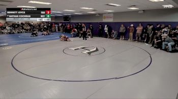 138 lbs Champ. Round 2 - Nathan Cochran, West Creek vs Bennett Joyce, Franklin