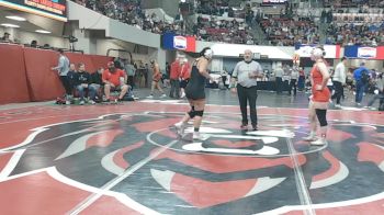 G - 155 lbs Champ. Round 1 - Kara Jones, Conrad (Girls) vs Lillie Takes The Horse, Hardin (Girls)