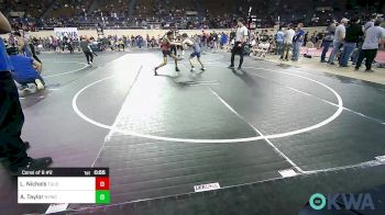 98 lbs Consi Of 8 #2 - Labrandon Nichols, Tulsa North Mabee Stampede vs Asa Taylor, Newcastle Youth Wrestling