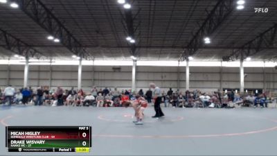 83 lbs Round 1 (4 Team) - Micah Higley, Homedale Wrestling Club vs Drake Wisvary, Hawks WC