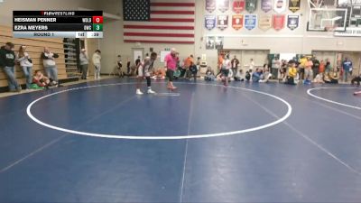 18 lbs Round 1 - Heisman Penner, Western Dubuque Little Bobcats vs Ezra Meyers, Denver Wrestling Club