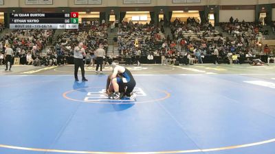 175-2A/1A Quarterfinal - Ethan Vayro, Henry E. Lackey vs Ja`Quan Burton, Hereford