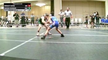 90 lbs Round Of 16 - Wesley Alves, Spring Hills WC vs Mason Worden, Gold Rush Wr Ac