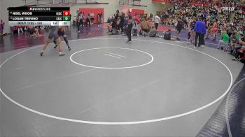 190 lbs Cons. Round 6 - Logan Trevino, Calvary Chapel vs Noel Wood, Glencoe