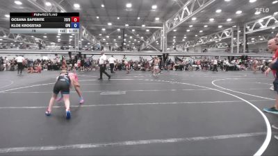 78 lbs Round 3 - Oceana Saferite, 757 SIRENS vs Kloe Krogstad, Central Pennies Grit