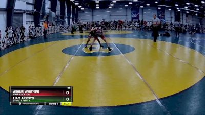 96 lbs Rd# 7- 10:45am Saturday Final Pool - Ashur Whitmer, Iowa Black vs Liam Arroyo, Dynasty RED