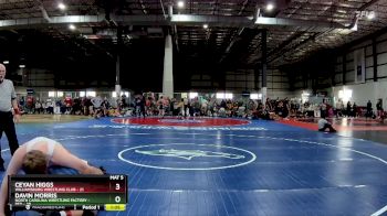 215 lbs Semis (4 Team) - Ceyan Higgs, WILLIAMSBURG WRESTLING CLUB vs Davin Morris, NORTH CAROLINA WRESTLING FACTORY - RED