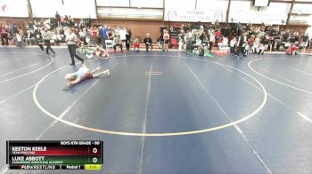 80 lbs Champ. Round 1 - Luke Abbott, Sanderson Wrestling Academy vs Keeton Keele, Team Prestige