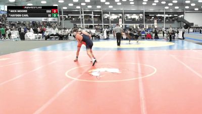 6 - 165 lbs Cons. Semi - Nick Moore, Grassfield vs Hayden Carl, West Springfield