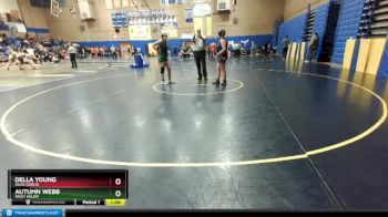 170lbs Cons. Round 3 - Autumn Webb, West Salem vs Della Young, Silas (Girls)