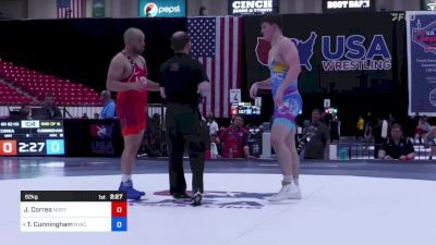 82 kg Rnd Of 16 - Johanner Correa, North Carolina vs Tyler Cunningham, New York Athletic Club