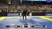 Eliyah Cabatino Velasquez vs Caliyah Sierra Blanco 2025 Pan Kids Jiu-Jitsu IBJJF Championship
