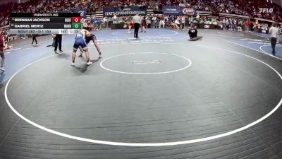 D 1 150 lbs Champ. Round 2 - Gabriel Mertz, Mandeville vs Brennan Jackson, Benton