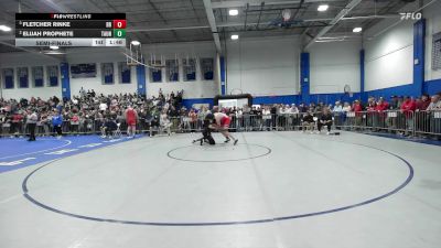 190 lbs Semifinal - Fletcher Rinke, Bridgewater-Raynham vs Elijah Prophete, Taunton