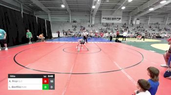 70 lbs Rr Rnd 1 - Aiden Prior, Elite NJ Elem Black vs Logan Bonfilio, Pursuit Wrestling Academy - Green