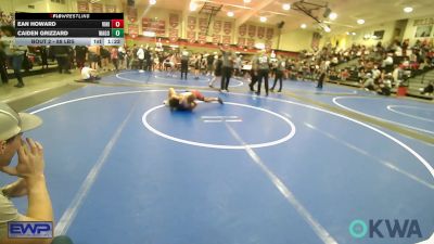 88 lbs Rr Rnd 1 - Ean Howard, Vinita Kids Wrestling vs Caiden Grizzard, Wagoner Takedown Club