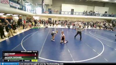 70-72 lbs Round 1 - Jace Sharp, Uintah vs Jackson Maynard, Sanderson Wrestling Academy