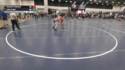 144 lbs Champ. Rd Of 16 - Vincent Konecki, Yorkville Wrestling Club vs Luke Cline, Greater Heights Wrestling