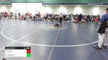 60 lbs Consi Of 8 #2 - Knox Ayala, IA vs Benex Velasco, NC