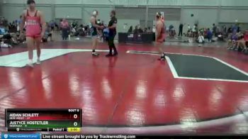 220 lbs Round 2 (8 Team) - Aidan Schlett, New Jersey vs Justyce Hostetler, Nebraska