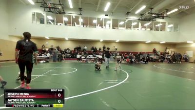 63 lbs Cons. Round 3 - Joseph Menia, Ascend Wrestling Academy vs Jayden Bautista, Ascend Wrestling Academy