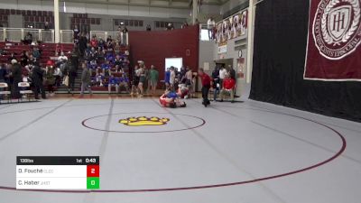 138 lbs Consi Of 8 #2 - Dominic Fouché, Clearwater Central Catholic vs Chancellor Haber, Jesuit High School - Tampa