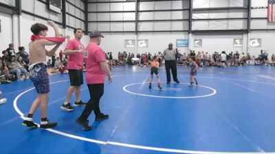 50 lbs Round 2 (3 Team) - Callahan Loughrey, BLACKHAWK WRESTLING CLUB vs Emmett James, EASTERN CAROLINA WRESTLING ACADEMY