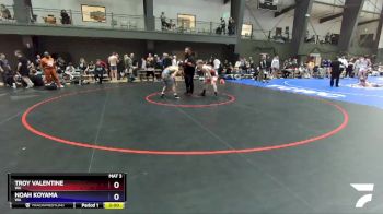 132 lbs Quarterfinal - Troy Valentine, WA vs Noah Koyama, WA