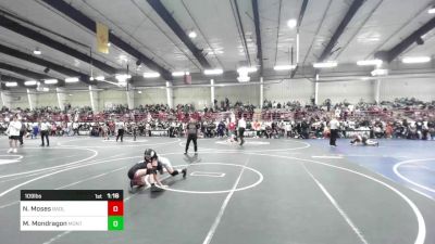 109 lbs Round Of 16 - Nataly Moses, Badlands WC vs Makiya Mondragon, Monte Vista Takedown Club