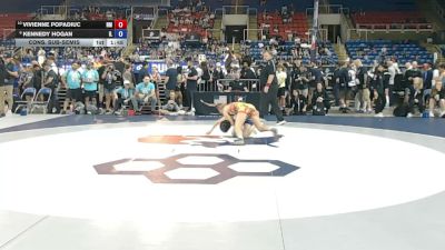 105 lbs Cons. Sub-semis - Vivienne Popadiuc, New Mexico vs Kennedy Hogan, Illinois