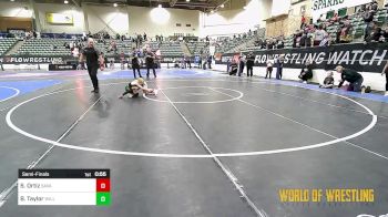 46 lbs Semifinal - Steven Ortiz, Savage House Wrestling Club vs Brody Taylor, Willits Grappling Pack